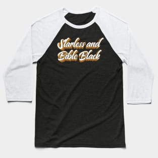 Starless and Bible Black (King Crimson) Baseball T-Shirt